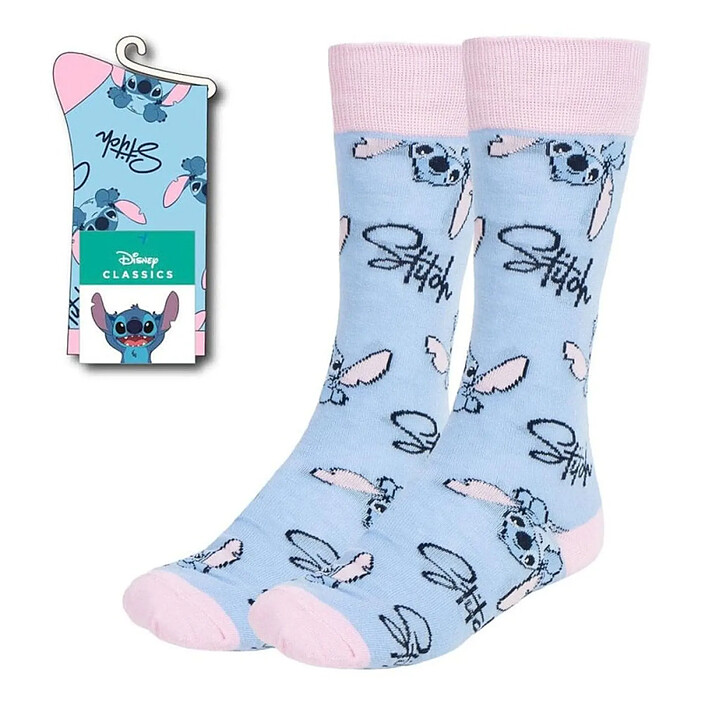 Lilo & Stitch - Paire de chaussettes Stitch Letters 36-43 pas cher