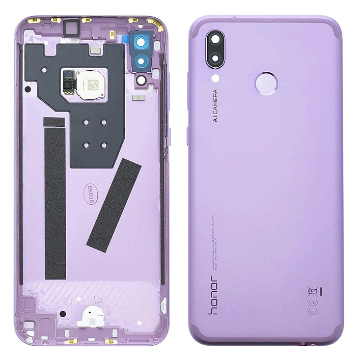 Honor Cache batterie  Play Façade arrière Original Huawei violet