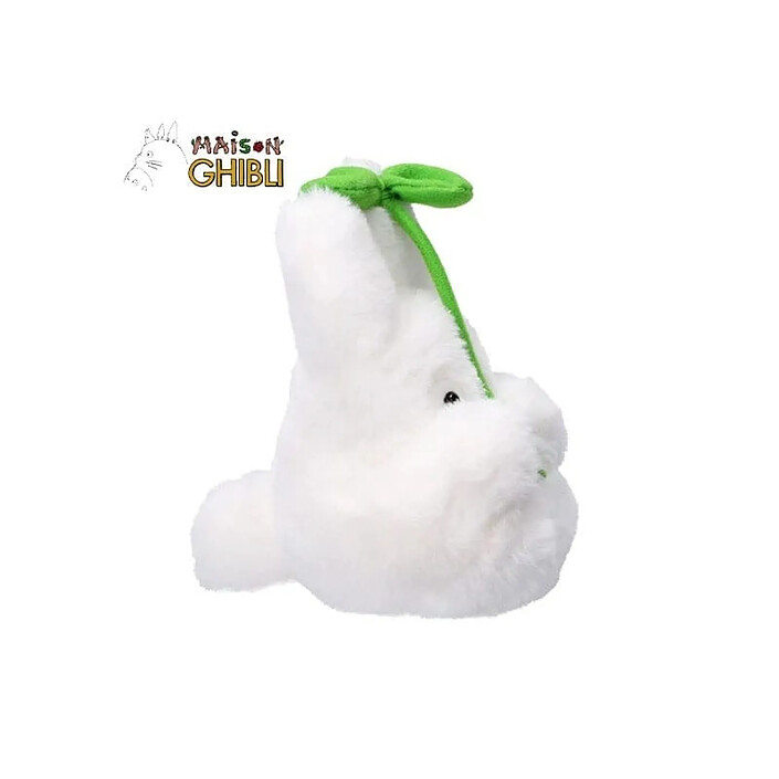 Mon voisin Totoro - Peluche Nakayoshi Small Totoro with leaf 19 cm pas cher