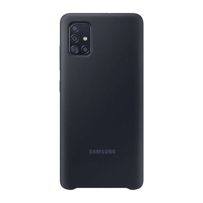 Samsung Coque pour Galaxy A51 en Silicone Lisse et Élégante Noir
