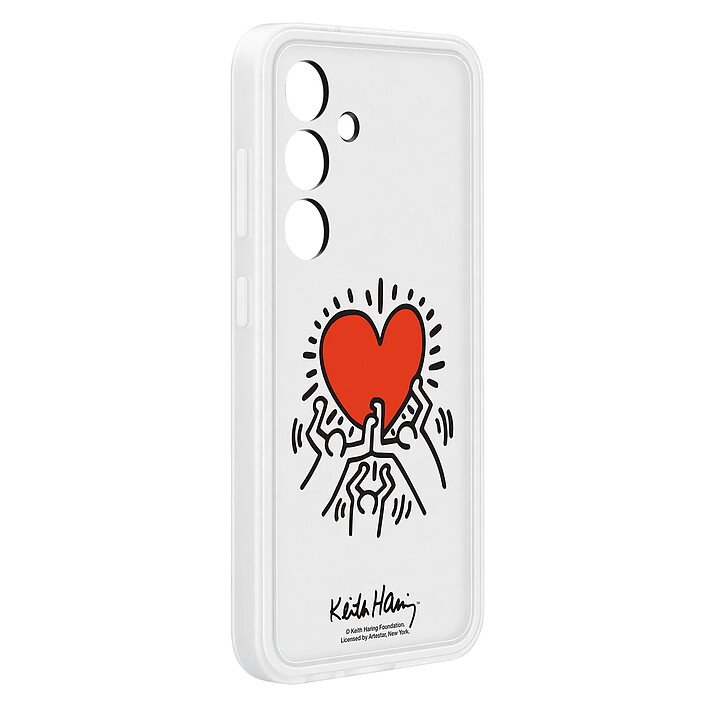 Samsung Coque Flipsuit pour Samsung S24 Plus Personnalisable Keith Haring Gris clair
