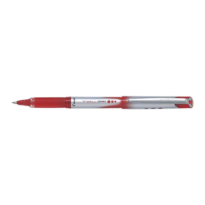 Avis PILOT Stylo roller V-Ball Grip 07 encre liquide Pointe Moyenne Rouge x 12