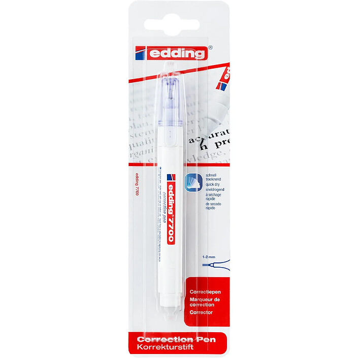 EDDING Stylo correcteur 7700 blanc 1-2 mm x 10