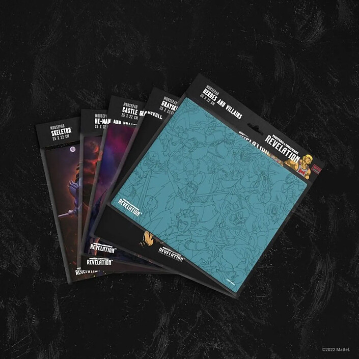Les Maîtres de l'Univers : Revelation - Tapis de souris Heroes and Villains 25 x 22 cm pas cher