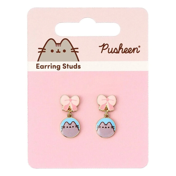 Avis Pusheen - Boucles d'oreilles Drop Pink Bows