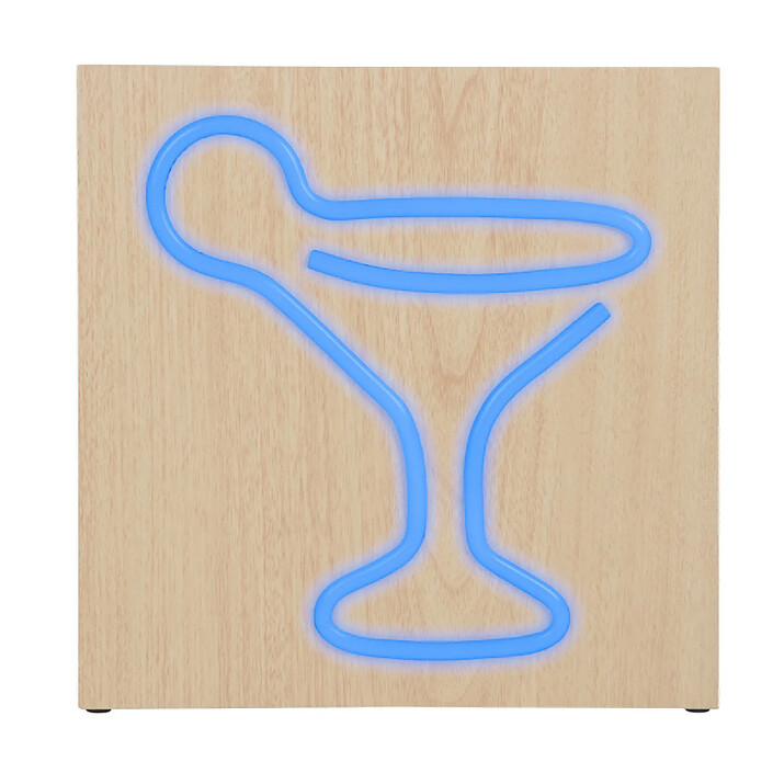 BIGBEN CBLNEONINDUCKTL - Enceinte Bluetooth® Neon avec chargeur à induction ? Cocktail pas cher