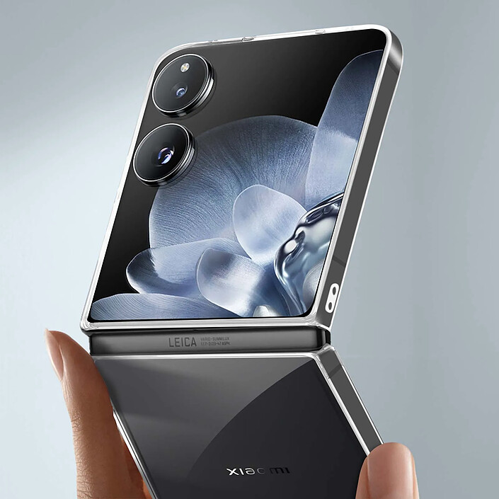 Avis Avizar Coque pour Xiaomi Mix Flip Polycarbonate Rigide Design Visible Transparent