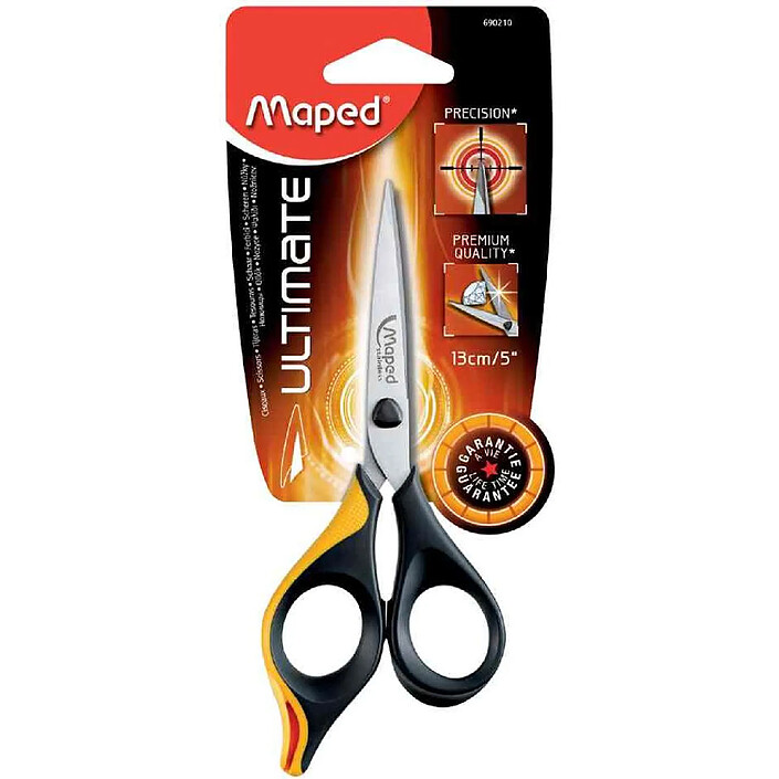 MAPED Ciseaux Ultimate, pointu, longueur:210 mm, asymétrique