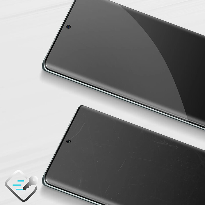 Acheter Myway Verre Trempé Honor 70 Dureté 9H Contour Incurvé 3D Myway Contour Noir