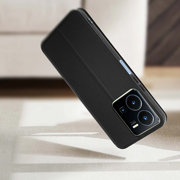 Myway Étui pour Vivo Y22s et Y35 Clapet Porte-Carte Support Vidéo Myway Noir pas cher