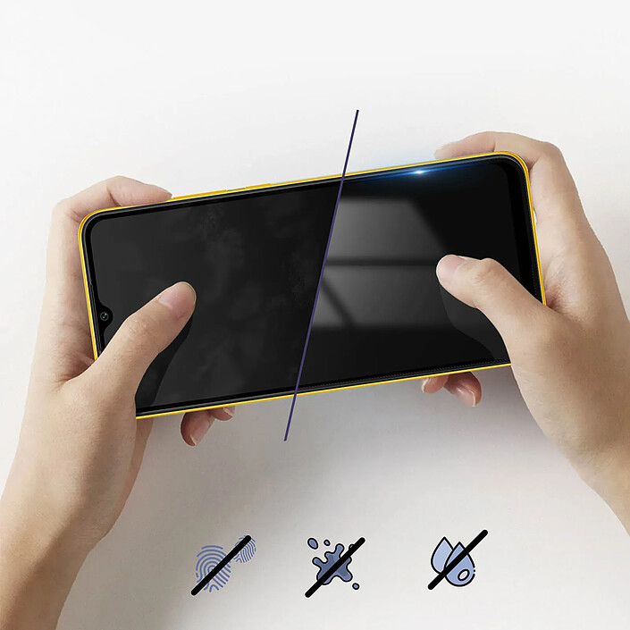 imak Verre trempé Xiaomi Poco C40 Résistant 9H Bords Biseautés Imak contour noir pas cher