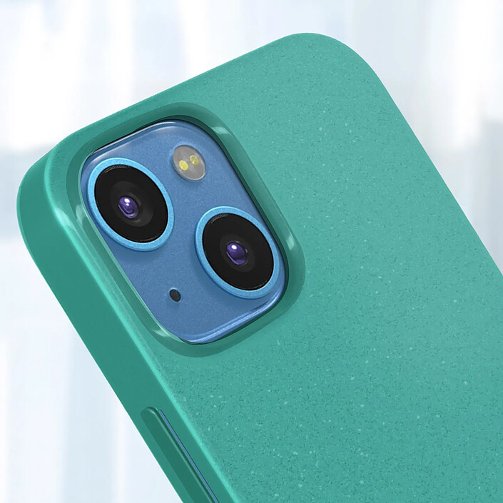Mercury Coque pour iPhone 13 Mini Silicone Gel Effet Brillant Turquoise pas cher