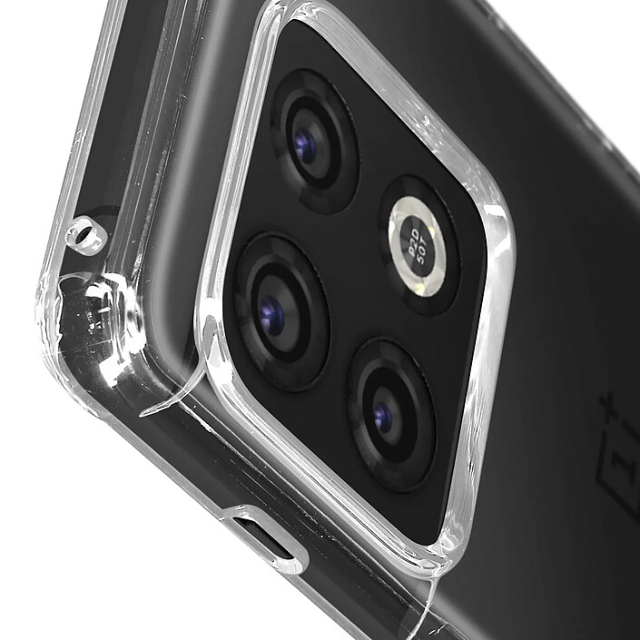 iMak Coque pour OnePlus 10 Pro 5G Hybride Coins Renforcés Fine Cristal Transparent pas cher