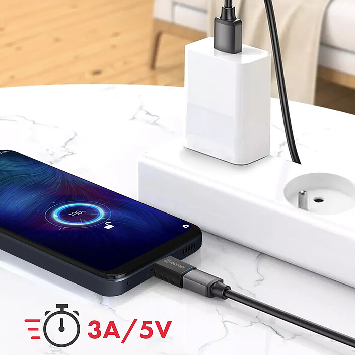 Acheter Swissten Adaptateur OTG USB-C USB Connexion Smartphone / Tablette Transfert Rapide 5Gb/s Noir