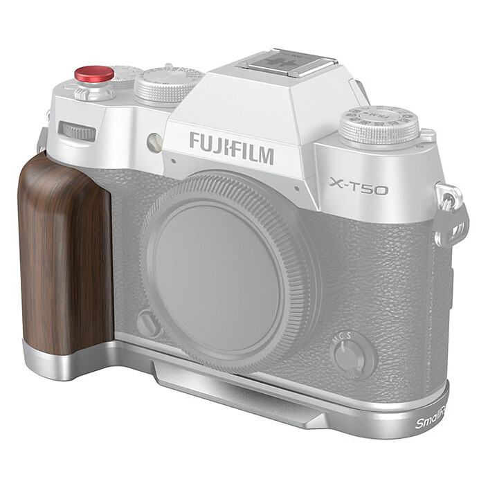 SMALLRIG 4735 Wooden L-Shape Grip for Fujifilm X-T50 Silver