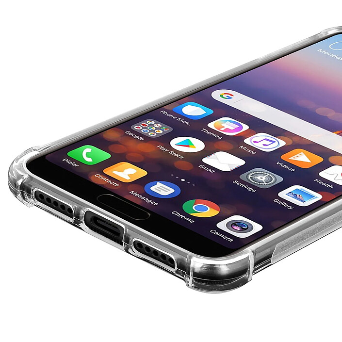 iMak Coque pour Huawei P20 Pro Coque Silicone Souple + Film Hydrogel Transparent pas cher