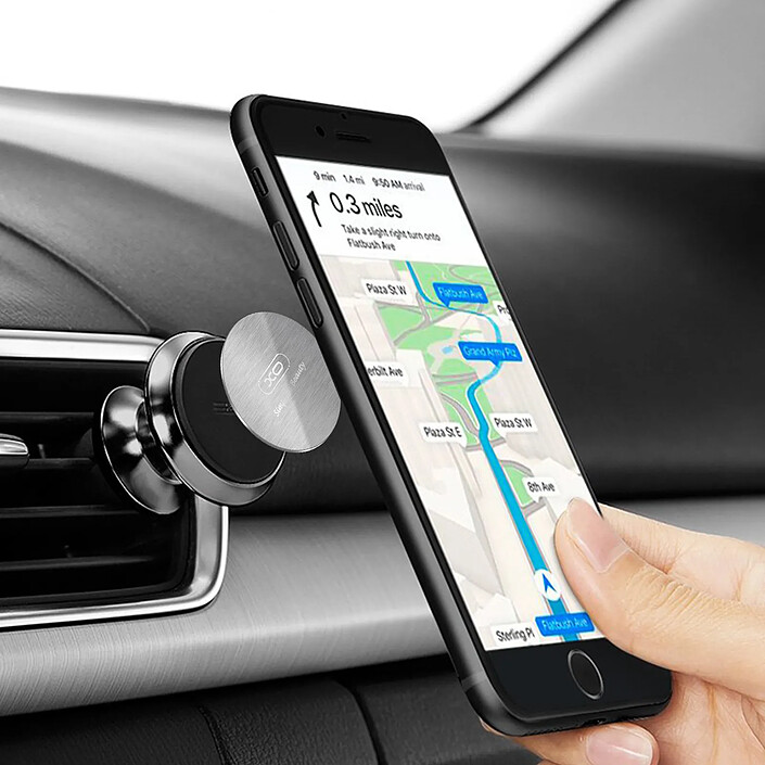 Acheter XO 3x Adaptateurs Support Voiture Magnétique Plaques Métalliques XO Argent