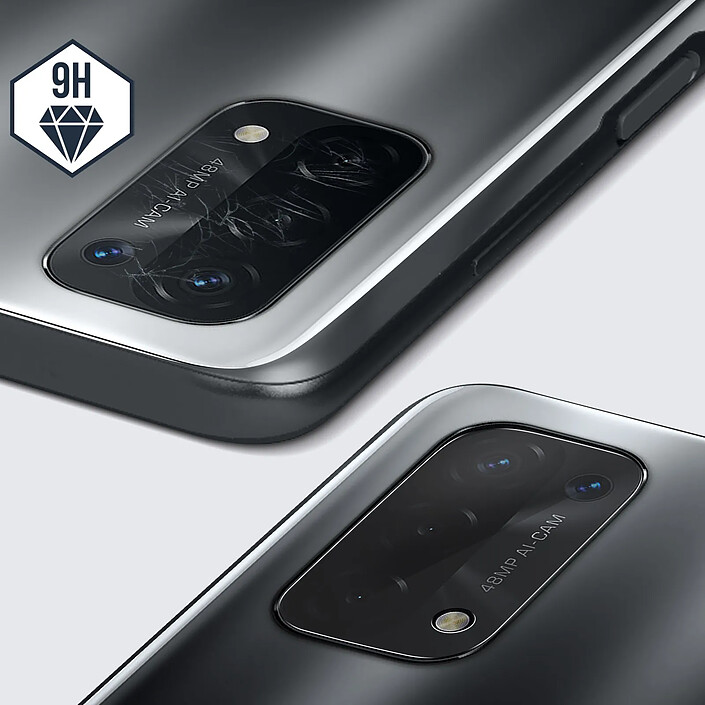 Avis iMak Lot de 2x Films Caméra pour Oppo A74 et A74 5G Verre Trempé 9H Transparent