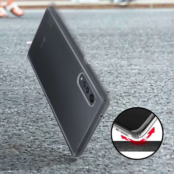 Avis iMak Coque pour LG Velvet Silicone Gel Flexible Protection Fine Légère Transparent