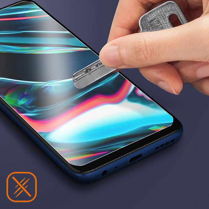 iMak Film pour Realme 7 Pro Protège écran Latex Flexible Résistant Transparent pas cher