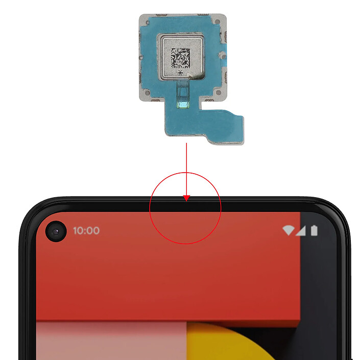 Avis Relife Haut-parleur interne pour Google Pixel 5 Écouteur de remplacement Noir