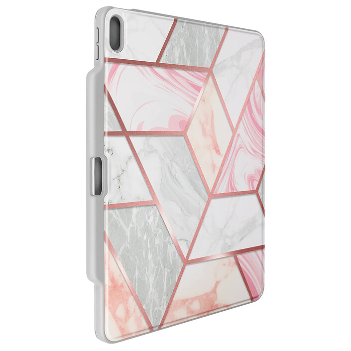 Supcase Étui pour iPad Air 13 2024 / 13 2025 intégrale avec Rabat Support Blanc / Rose