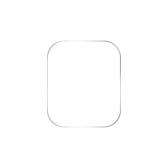 iMak Pack 2x Protections Écran Fines Souples pour Apple Watch SE 40mm Transparent
