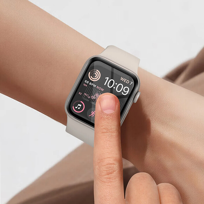 Acheter iMak Verre Organique pour Apple Watch SE 44mm Protection Écran Noir