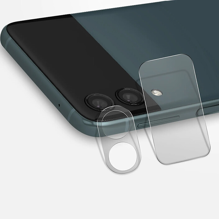 Avis iMak 2x Films Caméra pour Samsung Galaxy Z Flip 3 Verre Trempé 9H Anti-traces Transparent