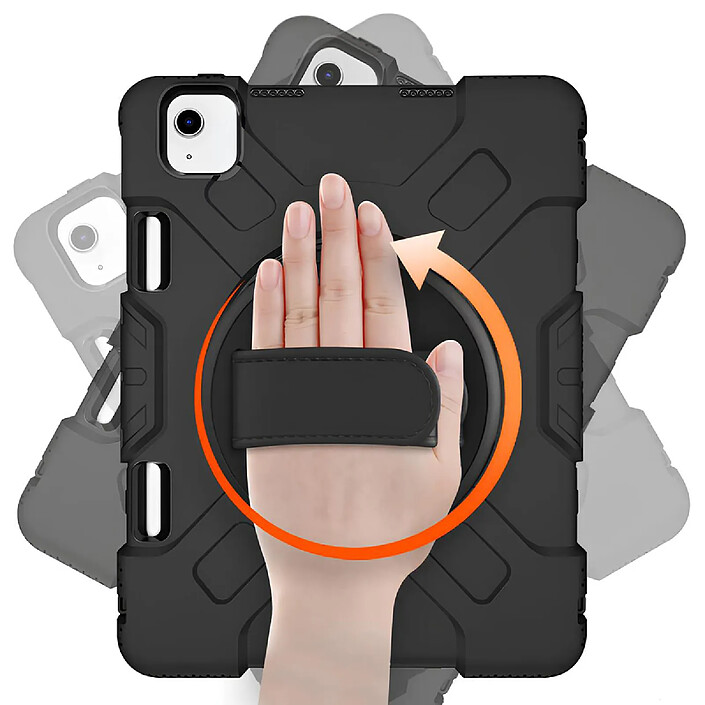 Avis Eiger Coque pour iPad 10.9" (2022/23) Protection Complète avec Poignée rotative à 360° Noir