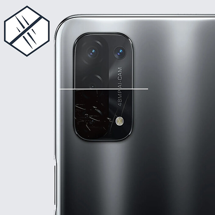 iMak Lot de 2x Films Caméra pour Oppo A74 et A74 5G Verre Trempé 9H Transparent pas cher