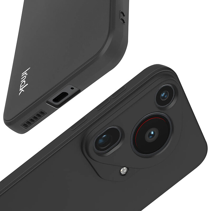 iMak Coque Silicone pour Huawei Pura 70 Ultra Soft Touch Caméra Protégée Noir pas cher