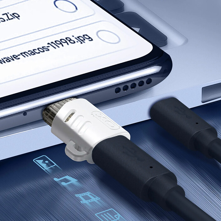 Acheter XO Adaptateur USB-C Femelle vers Micro USB Mâle Compact Blanc Blanc