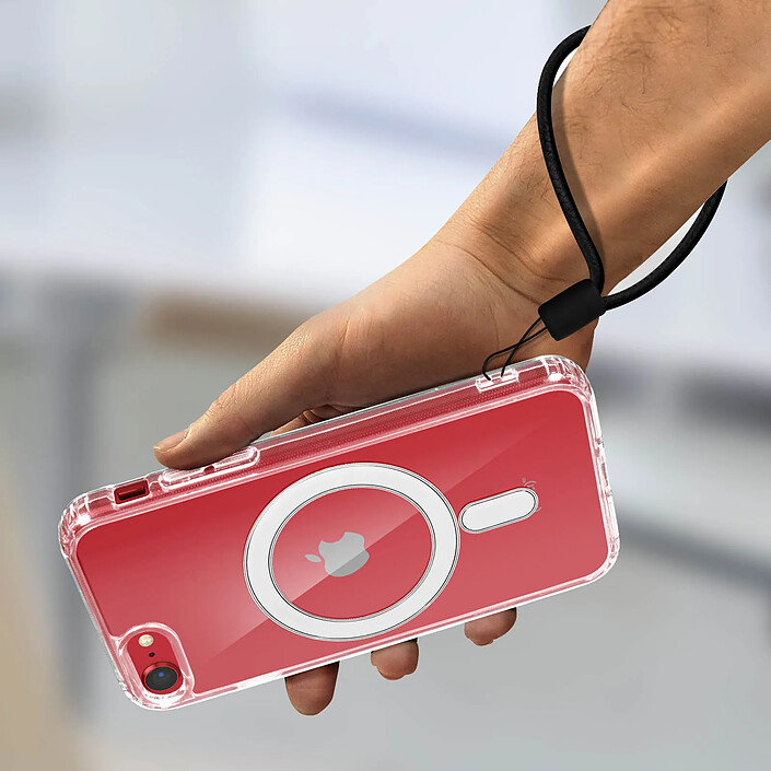 Avis swissten Coque Magsafe iPhone 8, SE 2020 et 2022 Bi-matière Swissten Transparent