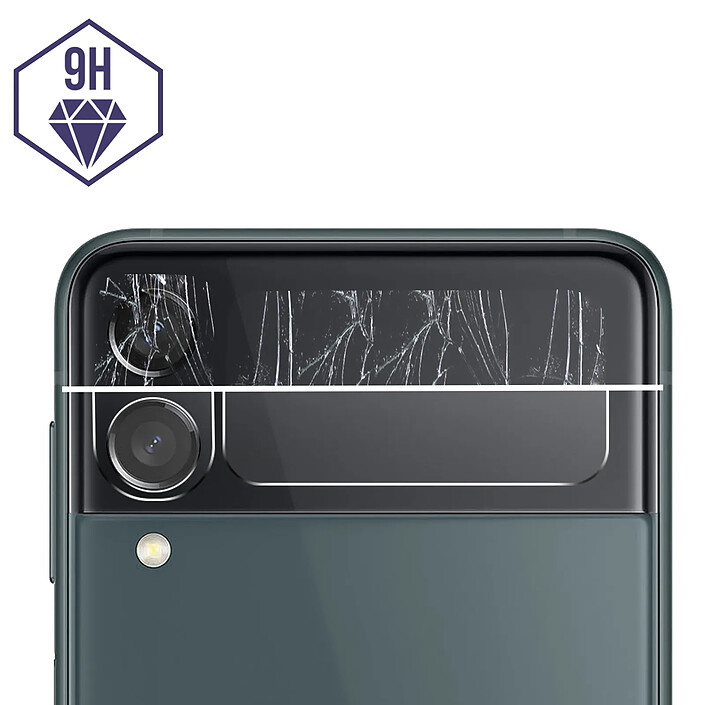 Acheter iMak 2x Films Caméra pour Samsung Galaxy Z Flip 3 Verre Trempé 9H Anti-traces Transparent
