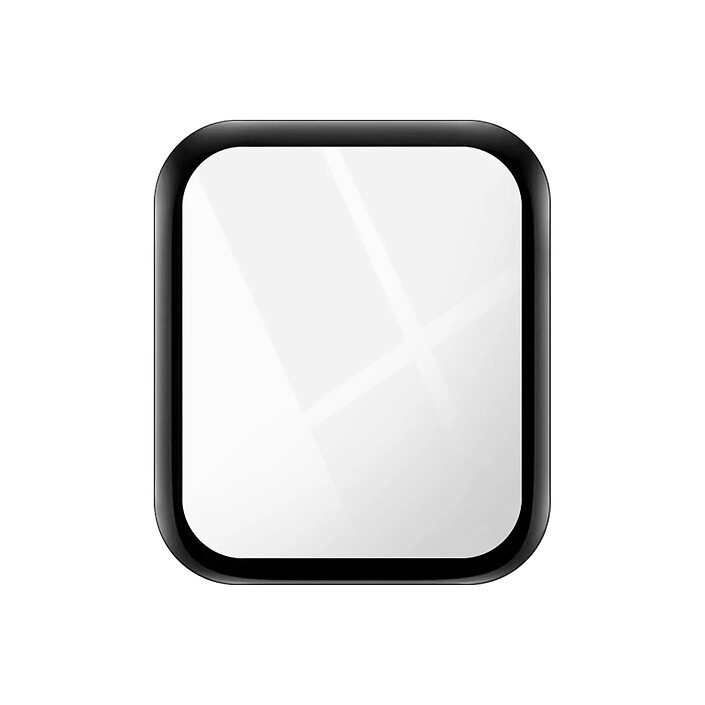 iMak Verre Organique pour Apple Watch SE 44mm Protection Écran Noir