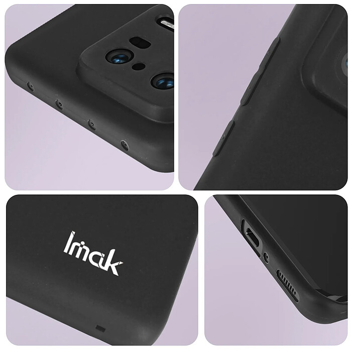 iMak Coque pour Xiaomi 13 Pro Anti rayures eco responsable UC-3 Noir pas cher