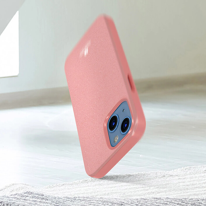 Acheter Mercury Coque iPhone 13 Mini Silicone Gel Effet Brillant Mercury rose