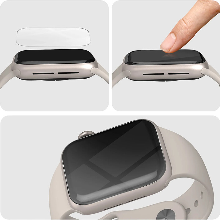 Acheter iMak Pack 2x Protections Écran Fines Souples pour Apple Watch SE 40mm Transparent