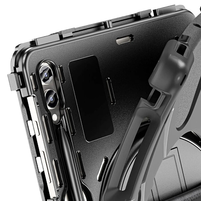 Acheter Eiger Coque pour Tab S9 FE Plus Protection Complète avec Poignée rotative à 360° Noir