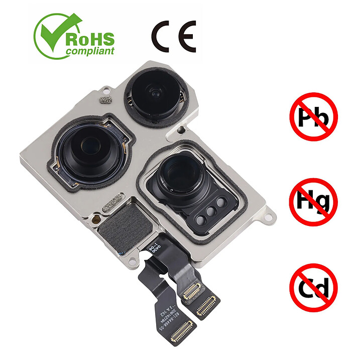 Acheter Relife Caméra Arrière pour Apple iPhone 15 Pro Max Noir