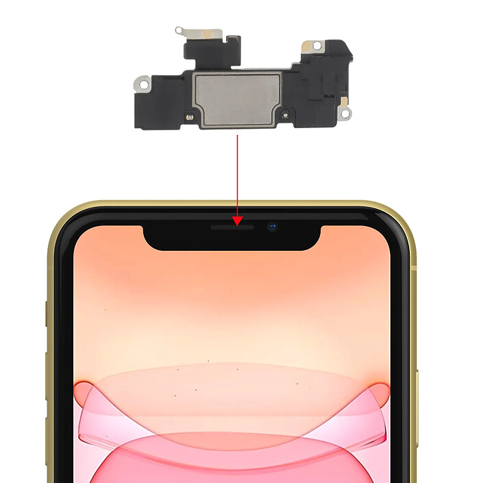 Avis Clappio Haut-parleur interne pour iPhone 11 Écouteur de remplacement Noir