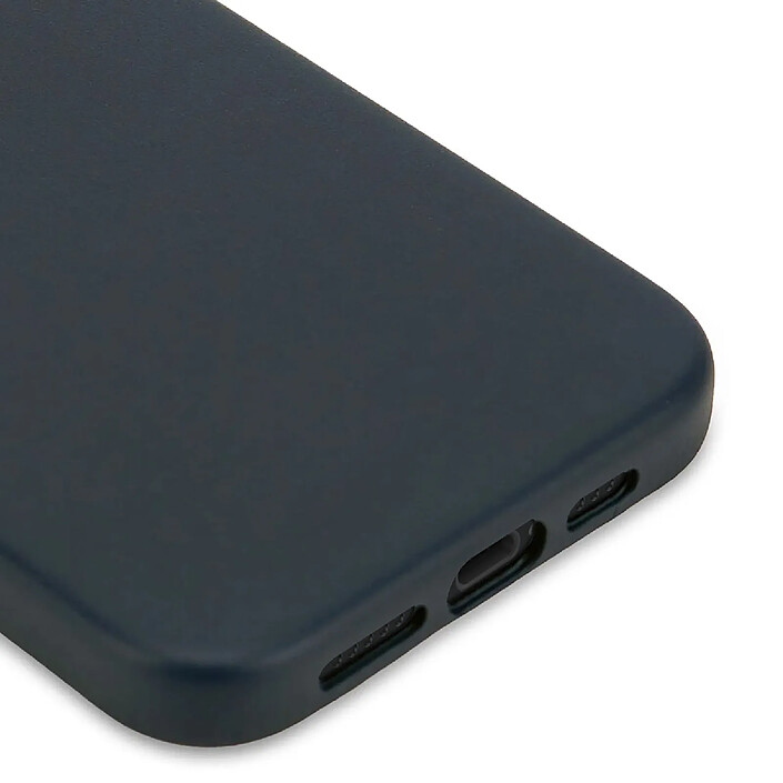 Acheter Decoded Coque pour iPhone 16 Plus MagSafe en Cuir Antichoc avec Boutons en Métal Bleu marine