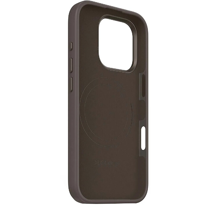 Avis Decoded Coque MagSafe pour iPhone 16 Pro en Silicone Antimicrobienne Noir