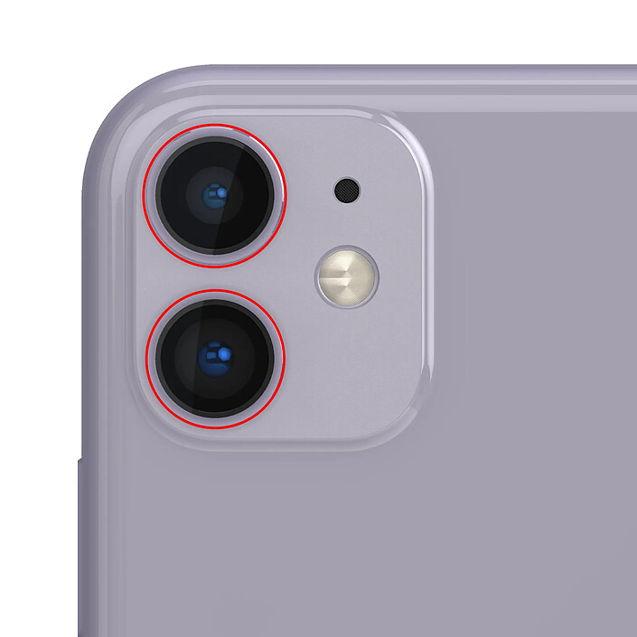 Avis Clappio Lentille Caméra Arrière pour iPhone 11 100% Compatible Violet