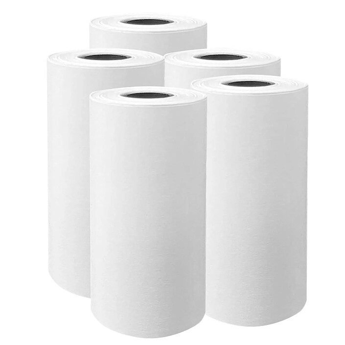 Maxlife Rouleaux de Papier thermique 15m pour Imprimante Photo Enfant Blanc