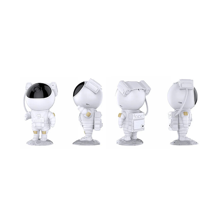 Acheter Avizar Cosmonaute Projecteur d'Ambiance Étoilée Animée Rotative à 360° Blanc