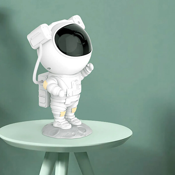 Avis Avizar Cosmonaute Projecteur d'Ambiance Étoilée Animée Rotative à 360° Blanc