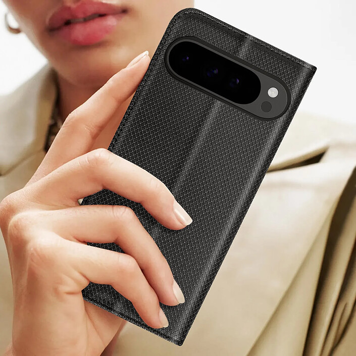 Avizar Étui pour Google Pixel 9 Pro XL Clapet Porte-carte et Support Vidéo pas cher