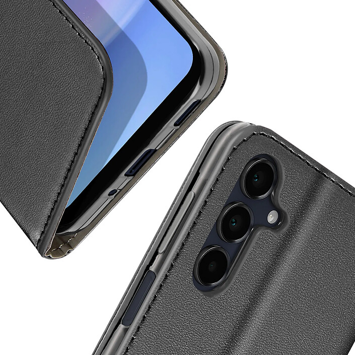 Avizar Étui pour Samsung Galaxy A16 Clapet Porte-carte Magnétique Noir pas cher
